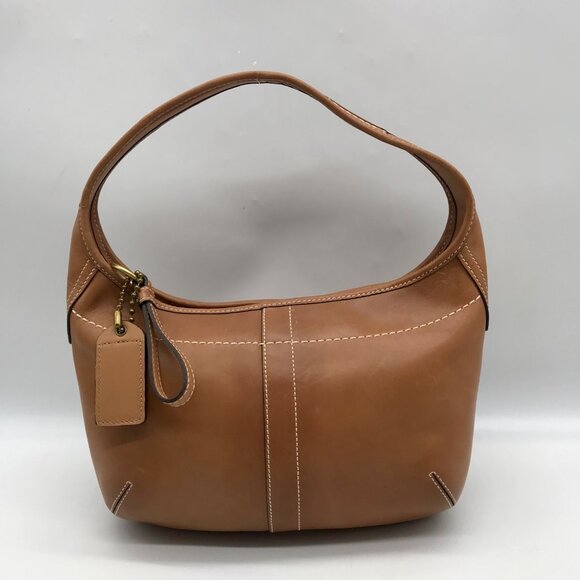 Vintage Coach Tan Leather Ergo Shoulder Bag & Matching Wallet - Picture 2 of 12